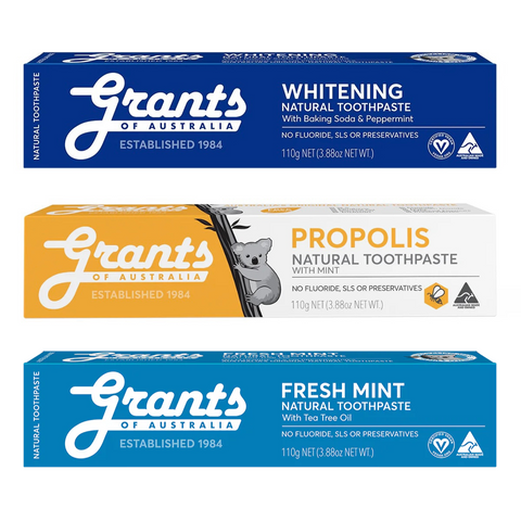 Fluoride-Free Toothpaste Variety Pack